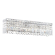CWI Lighting Colosseum 6 Light Transitional Metal Vanity Light in Chrome