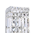 CWI Lighting Colosseum 2 Light Transitional Metal Bathroom Sconce in Chrome