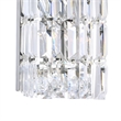 CWI Lighting Colosseum 2 Light Transitional Metal Bathroom Sconce in Chrome