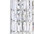 CWI Lighting Colosseum 2 Light Transitional Metal Bathroom Sconce in Chrome