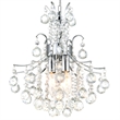 CWI Lighting Princess 3 Light Transitional Metal Mini Chandelier in Chrome