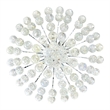 CWI Lighting Princess 8 Light Down Transitional Metal Chandelier in Chrome