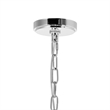 CWI Lighting Princess 8 Light Down Transitional Metal Chandelier in Chrome