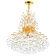 CWI Lighting Princess 10 Light Down Transitional Metal Chandelier in Gold