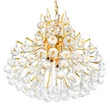 CWI Lighting Princess 10 Light Down Transitional Metal Chandelier in Gold