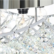 CWI Lighting Queen 4 Light Transitional Metal Flush Mount in Chrome