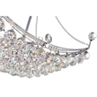 CWI Lighting Jasmine 8 Light Down Transitional Metal Chandelier in Chrome