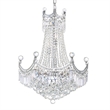CWI Lighting Amanda 11 Light Down Transitional Metal Chandelier in Chrome