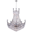 CWI Lighting Amanda 15 Light Down Transitional Metal Chandelier in Chrome