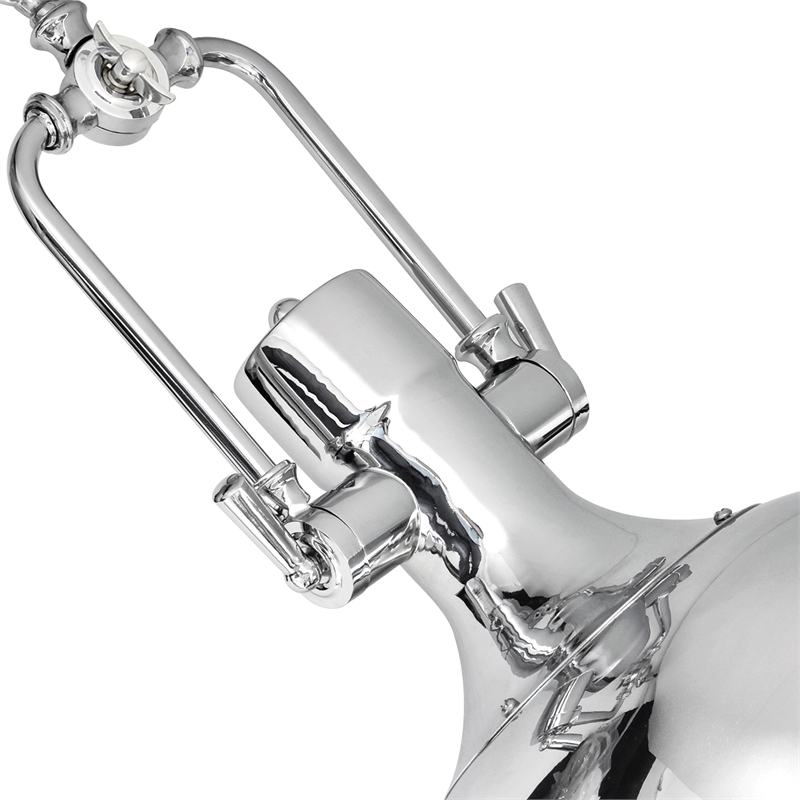 CWI Lighting Show 1 Light Down Contemporary Metal Pendant in Chrome