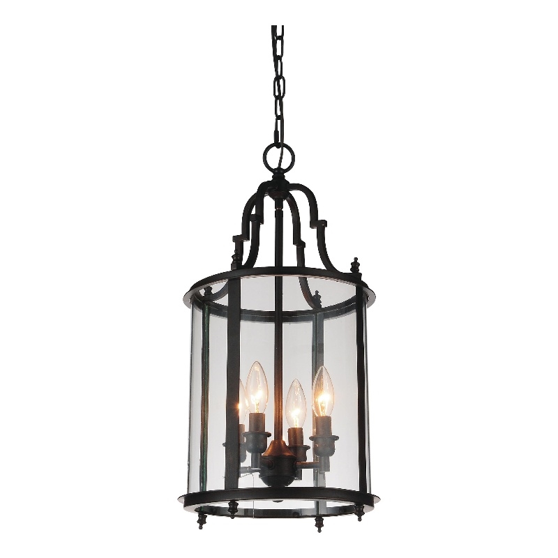 CWI Lighting Desire 4 Light Drum Shade Metal Mini Pendant in Bronze