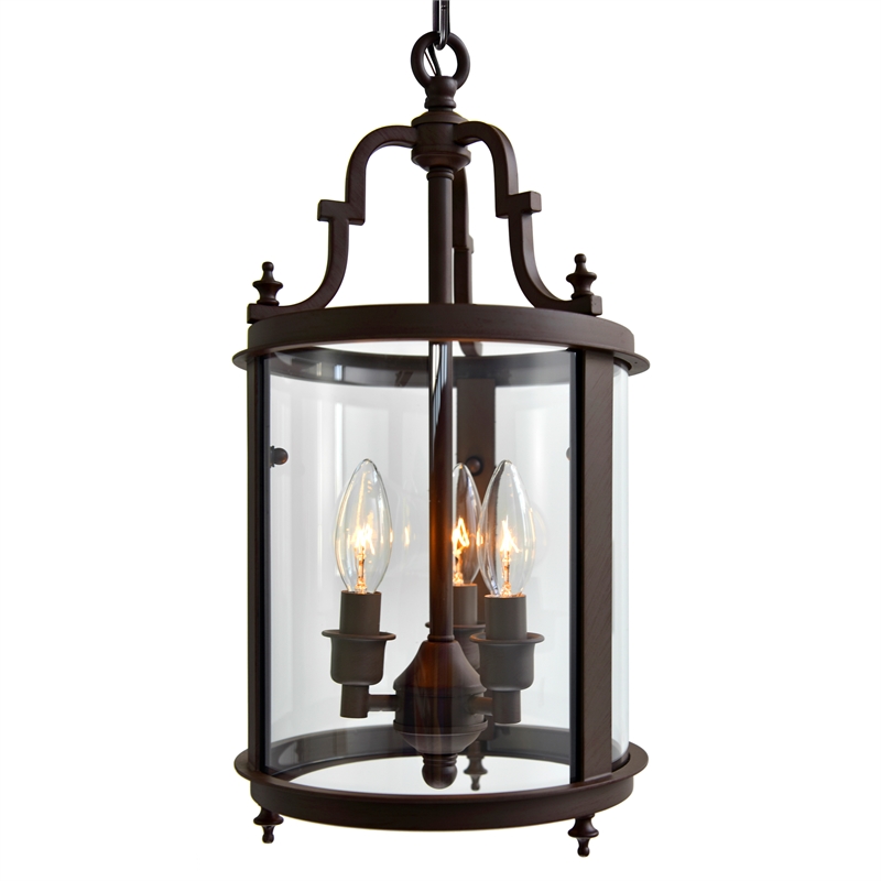 CWI Lighting Desire 3 Light Drum Shade Metal Mini Pendant in Bronze