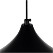 CWI Lighting Dynamic 1 Light Down Contemporary Metal Mini Pendant in Black