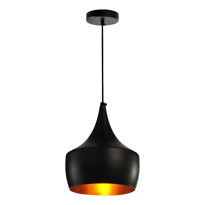 CWI Lighting Dynamic 1 Light Down Contemporary Metal Mini Pendant in Black