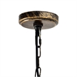 CWI Lighting Amazon 4 Light Up Farmhouse Metal Pendant in Antique Forged Copper
