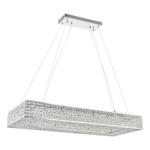 CWI Lighting Dannie 16 Light Contemporary Metal Chandelier in Chrome