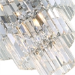 CWI Lighting Weiss 8 Light Transitional Metal Flush Mount in Chrome