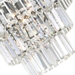 CWI Lighting Weiss 5 Light Down Transitional Metal Chandelier in Chrome