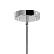 CWI Lighting Weiss 5 Light Down Transitional Metal Chandelier in Chrome