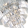 CWI Lighting Weiss 12 Light Down Transitional Metal Chandelier in Chrome