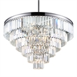 CWI Lighting Weiss 15 Light Down Transitional Metal Chandelier in Chrome