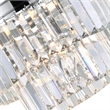 CWI Lighting Weiss 5 Light Down Transitional Metal Mini Chandelier in Chrome