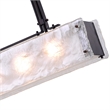 CWI Lighting Assunta 4 Light Contemporary Metal Chandelier in Black