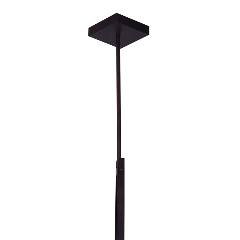 CWI Lighting Assunta 1 Light Contemporary Metal Pendant in Black