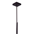CWI Lighting Assunta 1 Light Contemporary Metal Pendant in Black