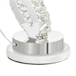 CWI Lighting Balanced Transitional Metal LED Table Lamp in Chrome