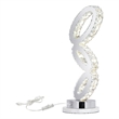 CWI Lighting Balanced Transitional Metal LED Table Lamp in Chrome