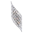 CWI Lighting Chique 4 Light Transitional Metal Wall Light in Chrome