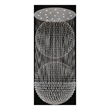 CWI Lighting Double Sphere 21 Light Metal Flush Mount in Chrome