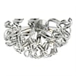 CWI Lighting Swivel 13 Light Contemporary Metal Flush Mount in Chrome