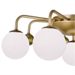 CWI Lighting Element 9 Light Contemporary Metal Flush Mount in Sun Gold