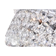 CWI Lighting Empire 4 Light Transitional Metal Flush Mount in Chrome