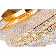 CWI Lighting Empire 8 Light Transitional Metal Flush Mount in Gold