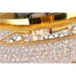 CWI Lighting Empire 8 Light Transitional Metal Flush Mount in Gold
