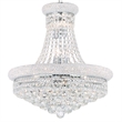 CWI Lighting Empire 14 Light Down Transitional Metal Chandelier in Chrome