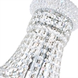 CWI Lighting Empire 14 Light Down Transitional Metal Chandelier in Chrome