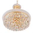 CWI Lighting Empire 14 Light Down Transitional Metal Chandelier in Gold