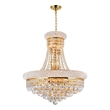 CWI Lighting Empire 14 Light Down Transitional Metal Chandelier in Gold