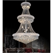 CWI Lighting Empire 32 Light Down Transitional Metal Chandelier in Chrome