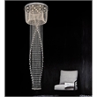CWI Lighting Hallway 13 Light Transitional Metal Flush Mount in Chrome