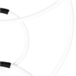 CWI Lighting Hoops 6 Light Contemporary Metal LED Chandelier in Black