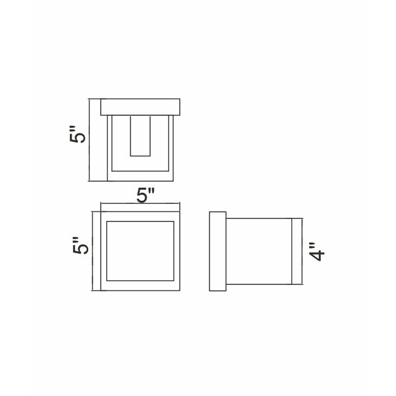 CWI Lighting Lilliana Contemporary Metal LED Wall Sconce in White