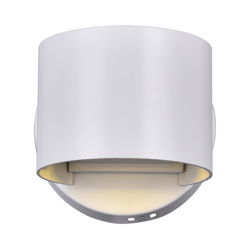 CWI Lighting Lilliana Contemporary Metal LED Wall Sconce in White