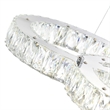 CWI Lighting MilanTransitional Metal LED Chandelier in Chrome