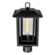 CWI Lighting Winfield 1 Light Farmhouse Metal Outdoor Lantern Head in Black