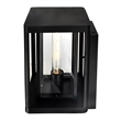 CWI Lighting Mulvane 1 Light Farmhouse Metal Outdoor Wall Light in Black